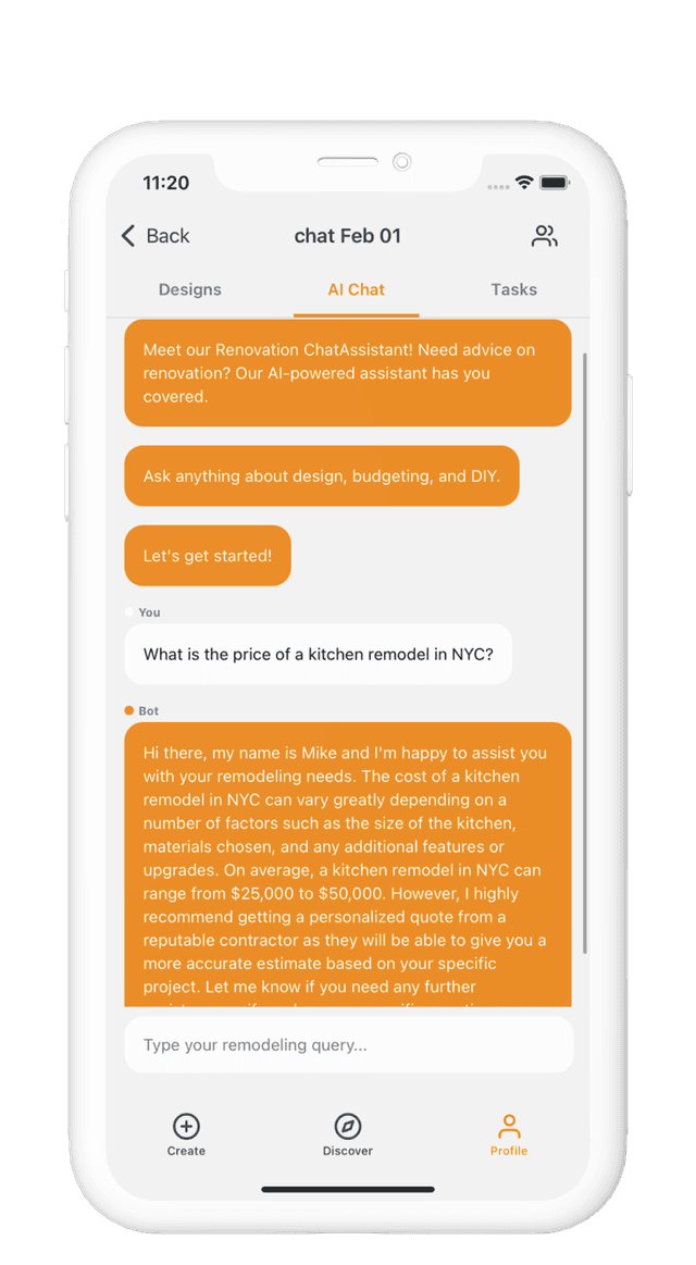 Raccora AI chat assistant